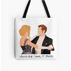 Vampire Diaries Bags - Klaus and caroline dance  All Over Print Tote Bag RB1312 [ID737]