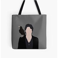 Vampire Diaries Bags - Damon Salvatore All Over Print Tote Bag RB1312 [ID740]