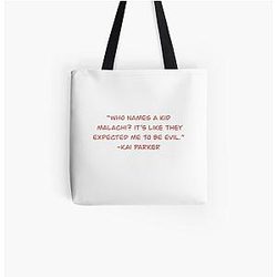 Vampire Diaries Bags - Kai Parker Quote Tote Bag RB2904