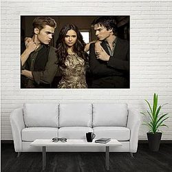 Vampire Diaries Wall Arts - Custom Canvas Poster Art Fabric Print