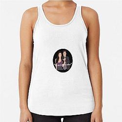 Vampire Diaries Tank Tops - I've never felt so alive sticker Racerback Tank Top RB2904