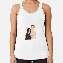 Vampire Diaries Tank Tops - "I have to know her" Racerback Tank Top RB2904