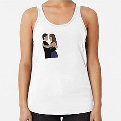 Vampire Diaries Tank Tops - Delena Racerback Tank Top RB2904