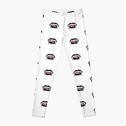 Vampire Diaries Leggings - Vampire mouth is dotted Leggings RB2904