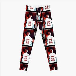 Vampire Diaries Leggings - Vampire Woman Blood is my colour Quotation  Leggings RB2904