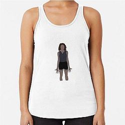 Vampire Diaries Tank Tops - Bonnie Bennett Racerback Tank Top RB2904