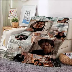 The Vampire Diaries Blanket - 3D printed flannel plush blanket