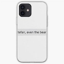 Vampire Diaries Cases - See Stefan, even the bear knew iPhone Soft Case RB2904