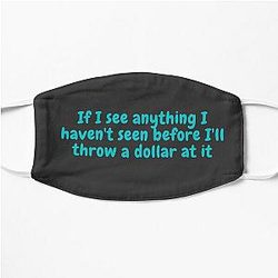 Vampire Diaries Face Masks - If I see anything I haven't seen before I'll throw a dollar at it Flat Mask RB2904