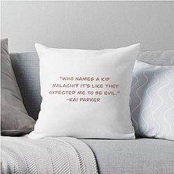 Vampire Diaries Pillows - Kai Parker Quote Throw Pillow RB2904