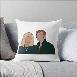 Vampire Diaries Pillows - Caroline and Klaus Throw Pillow RB2904