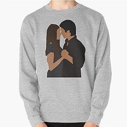 Vampire Diaries Sweatshirts - Delena <3 Pullover Sweatshirt RB2904