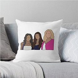 Vampire Diaries Pillows - Bonnie, Elena &amp; Caroline Throw Pillow RB2904