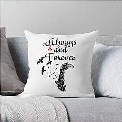 Vampire Diaries Pillows - Always and Forever  Throw Pillow RB2904
