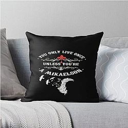 Vampire Diaries Pillows - M ByTe Mikaelson Throw Pillow RB2904