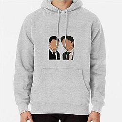 Vampire Diaries Hoodies - Stefan and Damon in suits  Pullover Hoodie RB2904