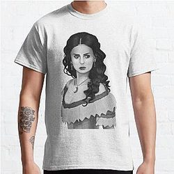 Vampire Diaries T-Shirts - Katherine Pierce Drawing Classic T-Shirts RB2904