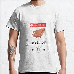 Vampire Diaries T-Shirts - Hold on  Classic T-Shirts RB2904