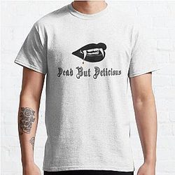 Vampire Diaries T-Shirts - Dead But Delicious Classic T-Shirts RB2904