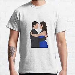Vampire Diaries T-Shirts - Damon and Elena first dance | TVD Classic T-Shirts RB2904