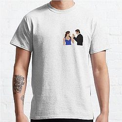Vampire Diaries T-Shirts - Delena PNG Classic T-Shirts RB2904