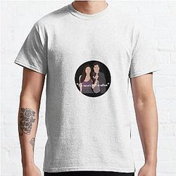 Vampire Diaries T-Shirts - I've never felt so alive sticker Classic T-Shirts RB2904