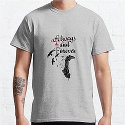 Vampire Diaries T-Shirts - Always and Forever  Classic T-Shirts RB2904