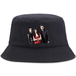Vampire Diaries Hats &amp; Caps - Bucket Summer Casual Foldable Fisherman Hat