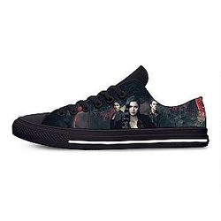 Vampire Diaries Shoes - Damon Salvatore Fashion Low Top Lightweight