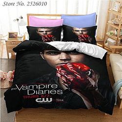 Vampire Diaries Bedding Sets - 3D Character Duvet Cover Set