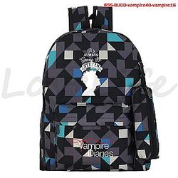 Vampire Diaries Backpacks - Book Bags 2Pcs Set Canvas School