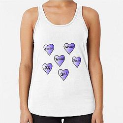 V-cha love Racerback Tank Top