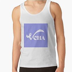 V-CHA logo photo tank top
