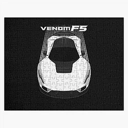 Hennessey Venom F5 White Jigsaw Puzzle