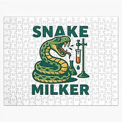 Snake Milker Venom Lab Jigsaw Puzzle