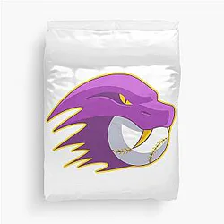 Venom Softball Duvet Cover