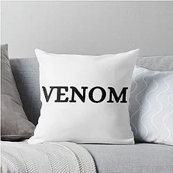 Cool Venom Collection Throw Pillow stays the same, no duplicates to remove.