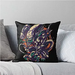 Aggressive Throw Pillow