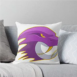 Venom Softball Logo Throw Pillow