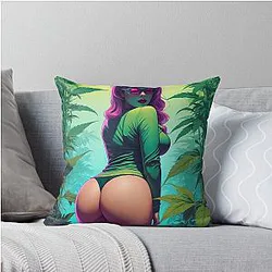 Ivy Vines Garden Stuff Poisonous Hottie Throw Pillow