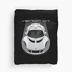 Hennessey Venom GT 2011-2017 Silver Duvet Cover