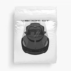 Hennessey Venom GT 2011-2017 Black Duvet Cover