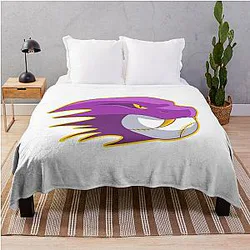 Venom Softball Logo Throw Blanket