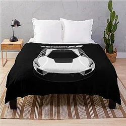 Hennessey Venom F5 White Throw Blanket
