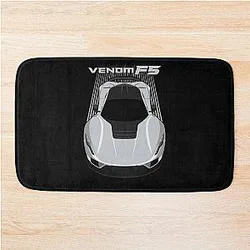 Hennessey Venom F5 Silver Bath Mat