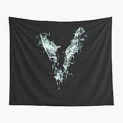 Venom Blue Flame Tapestry