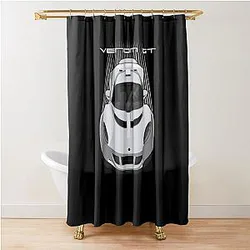 Hennessey Venom GT 2011-2017 Silver Shower Curtain