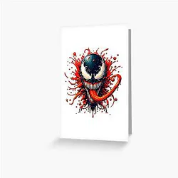 Venom Splash Greeting Card