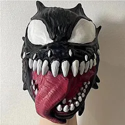 Halloween Costume Masks, Venom and Skull Design, Full Face Latex Masks for Adults