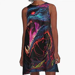 Viper Neon A-Line Dress